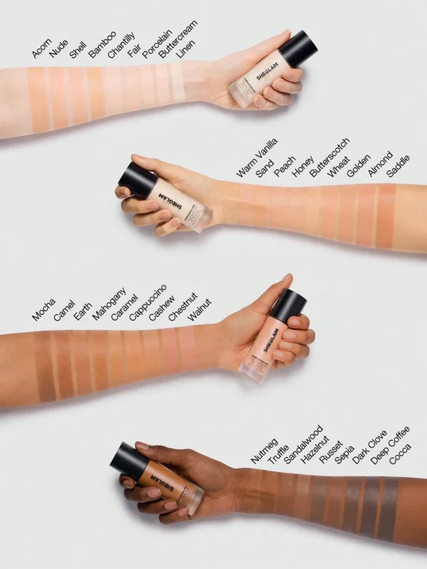 Complexion Pro Long Lasting Breathable Matte Foundation-Linen colors