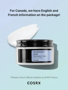 COSRX Hyaluronic Acid Intensive Cream details