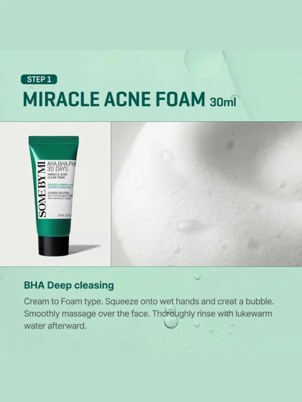 SOME by MI AHA BHA PHA 30 Days Miracle AC SOS Kit step 1