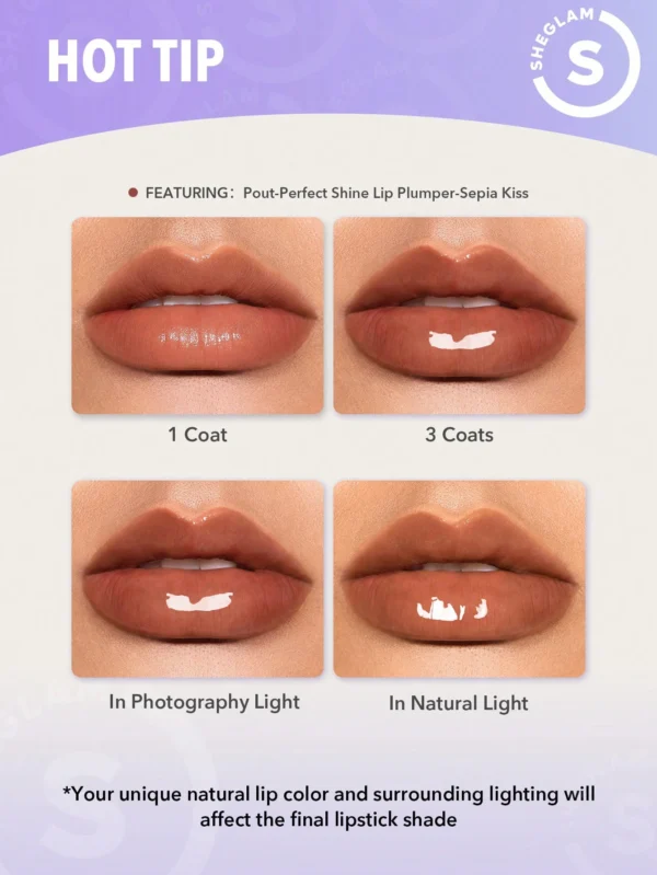 Sheglam Pout-Perfect Shine Lip Plumper details 5