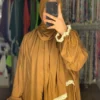 اسدال صلاة قطن سادة - بني
