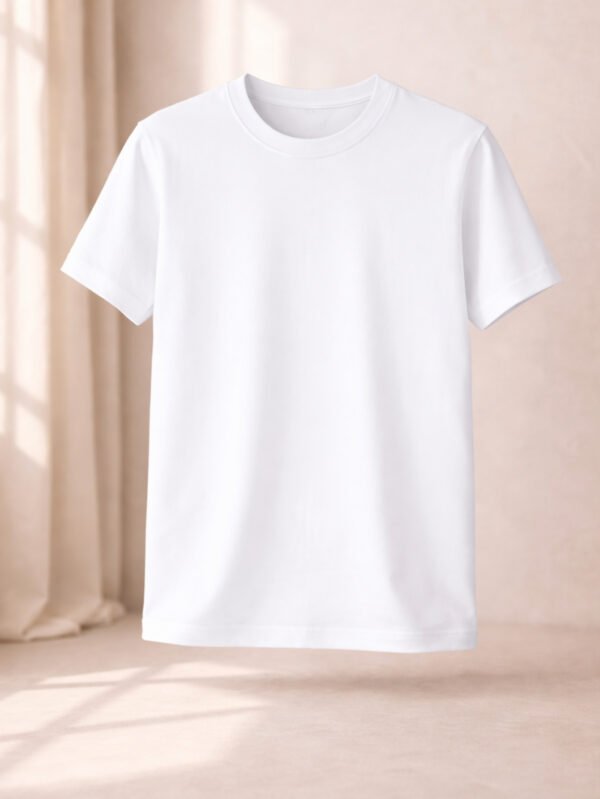 تيشيرت حريمي سادة بنصف كم بستايل مريح