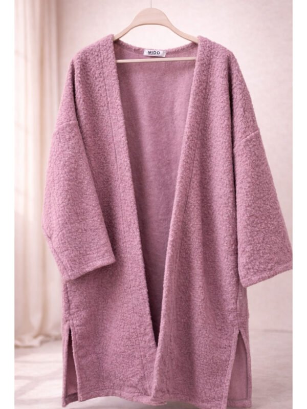 كارديجان حريمي فرو شتوي مفتوح بستايل كاجوال
