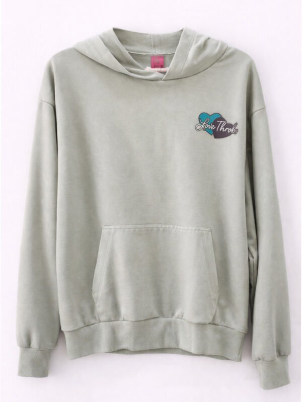 هودي حريمي بطبعة بسيطة – ستايل كاجوال مريح