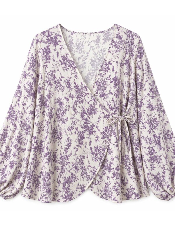 بلوزة حريمي لف ستايل شيك وكاجوال