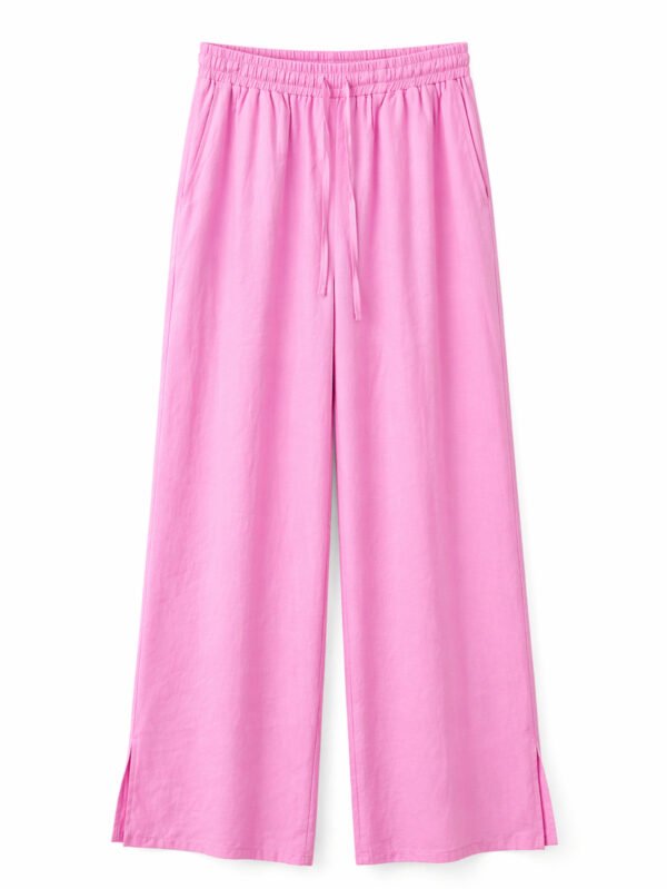 بنطلون حريمي واسع كاجوال برباط – ستايل مريح وعصري