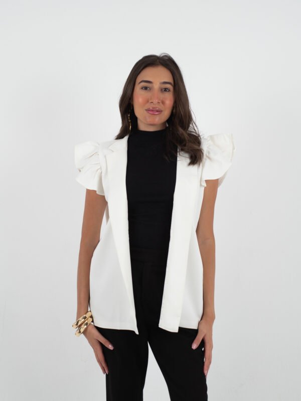 فيست حريمي شيك مفتوح –  بأكمام منفوشة