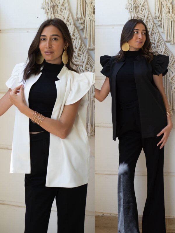 فيست حريمي شيك مفتوح –  بأكمام منفوشة