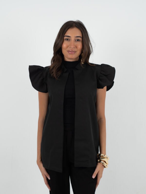 فيست حريمي شيك مفتوح –  بأكمام منفوشة