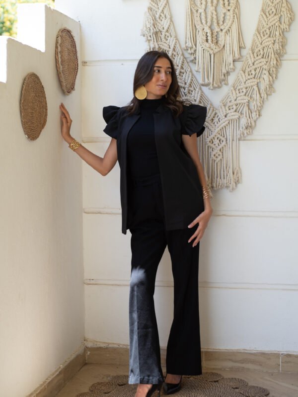 فيست حريمي شيك مفتوح –  بأكمام منفوشة