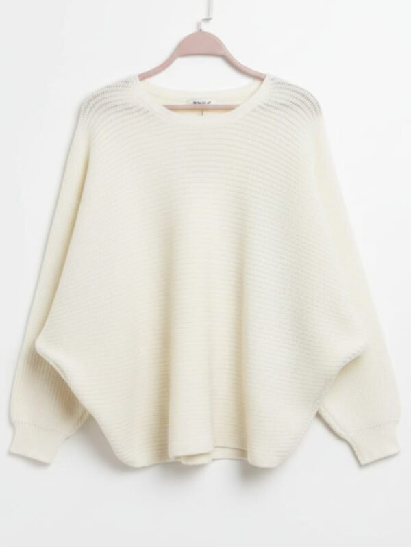 بلوفر أوفر سايز حريمي وكم واسع بستايل كاجوال مريح