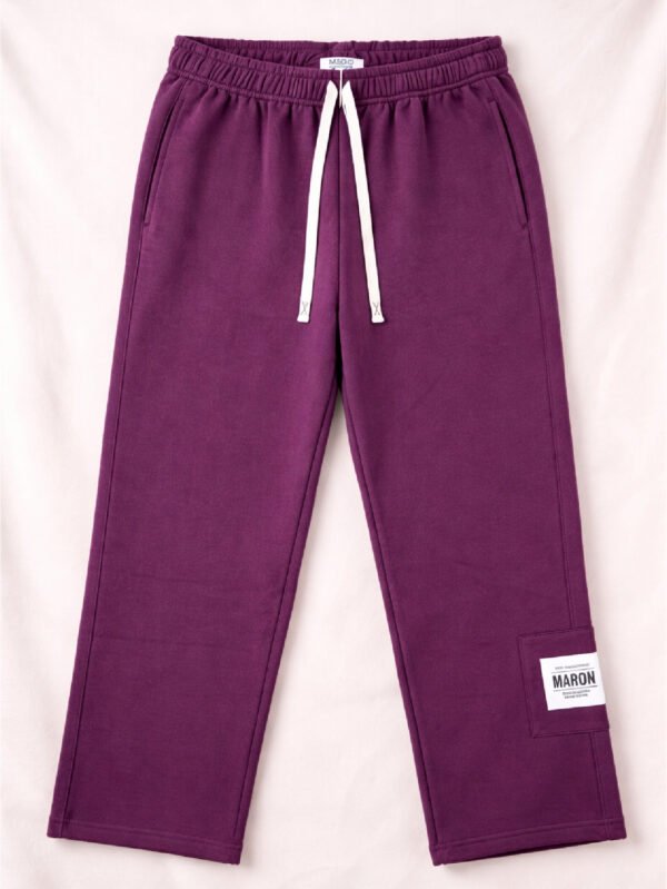 بنطلون حريمي كاجوال بوسط مطاطي ورباط بستايل سبورت مريح