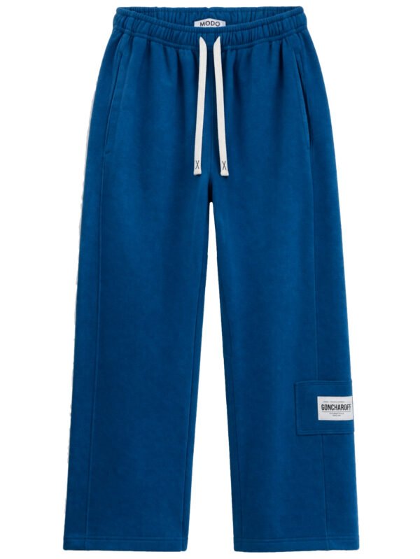 بنطلون حريمي كاجوال بوسط مطاطي ورباط بستايل سبورت مريح