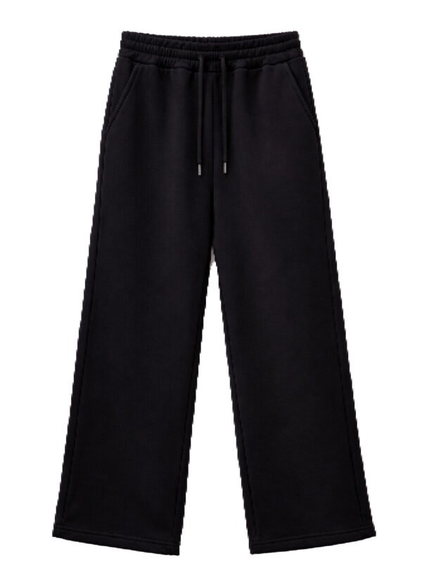 بنطلون حريمي واسع بوسط مطاطي ستايل كاجوال