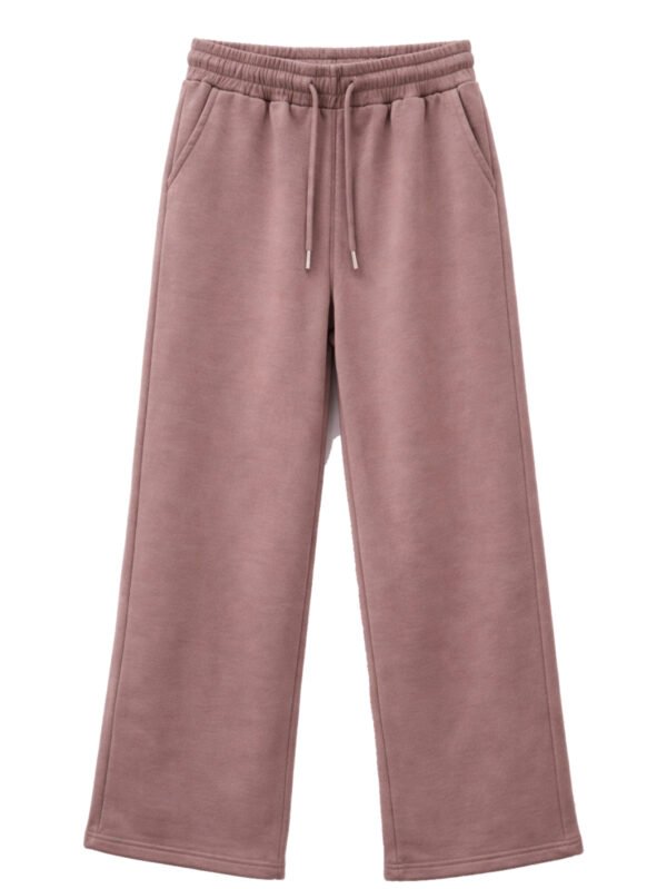 بنطلون حريمي واسع بوسط مطاطي ستايل كاجوال