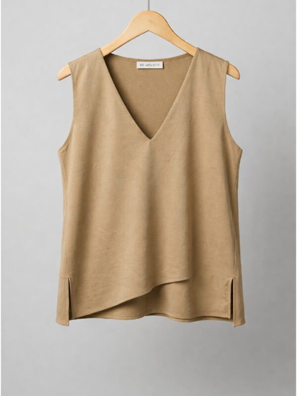 طقم قميص أبيض مع جيليه كت جبردين ستايل كاجوال شيك